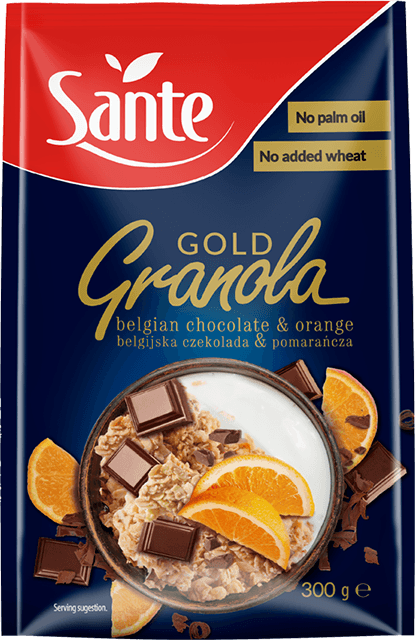 SANTE Granola Gold Belgium Chocoate & Orange